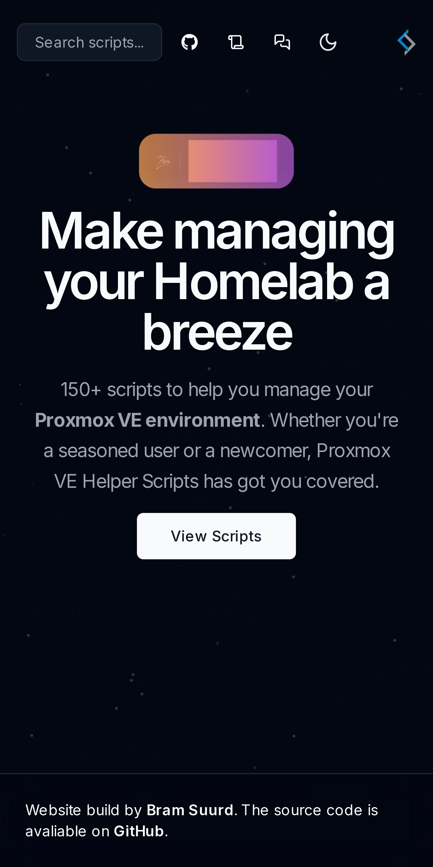 Show HN: Proxmox VE Helper Scripts: Make managing your homelab a breeze