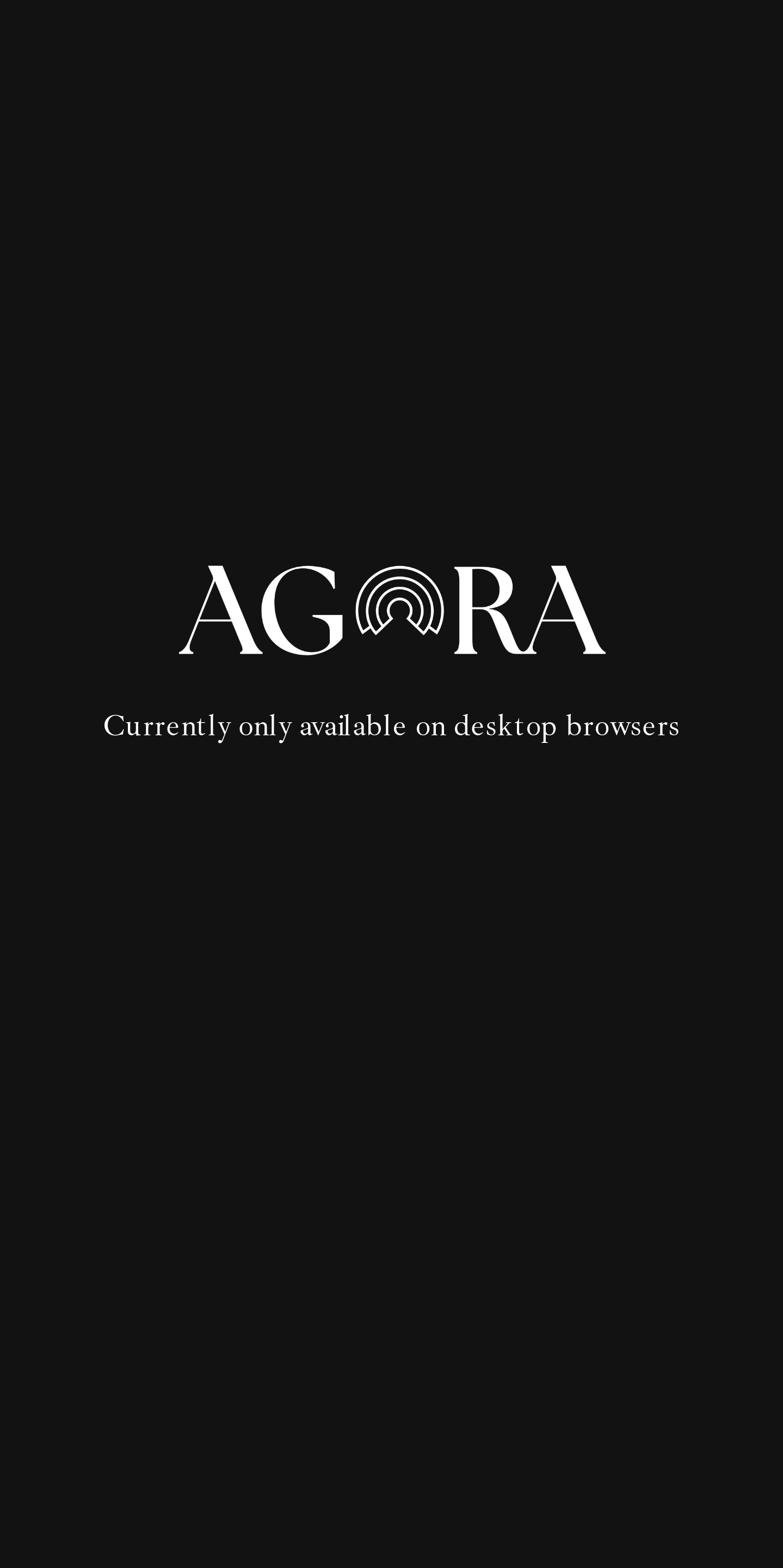 Show HN: Agora – An Organized, Social, Decentralized Experience for the Web